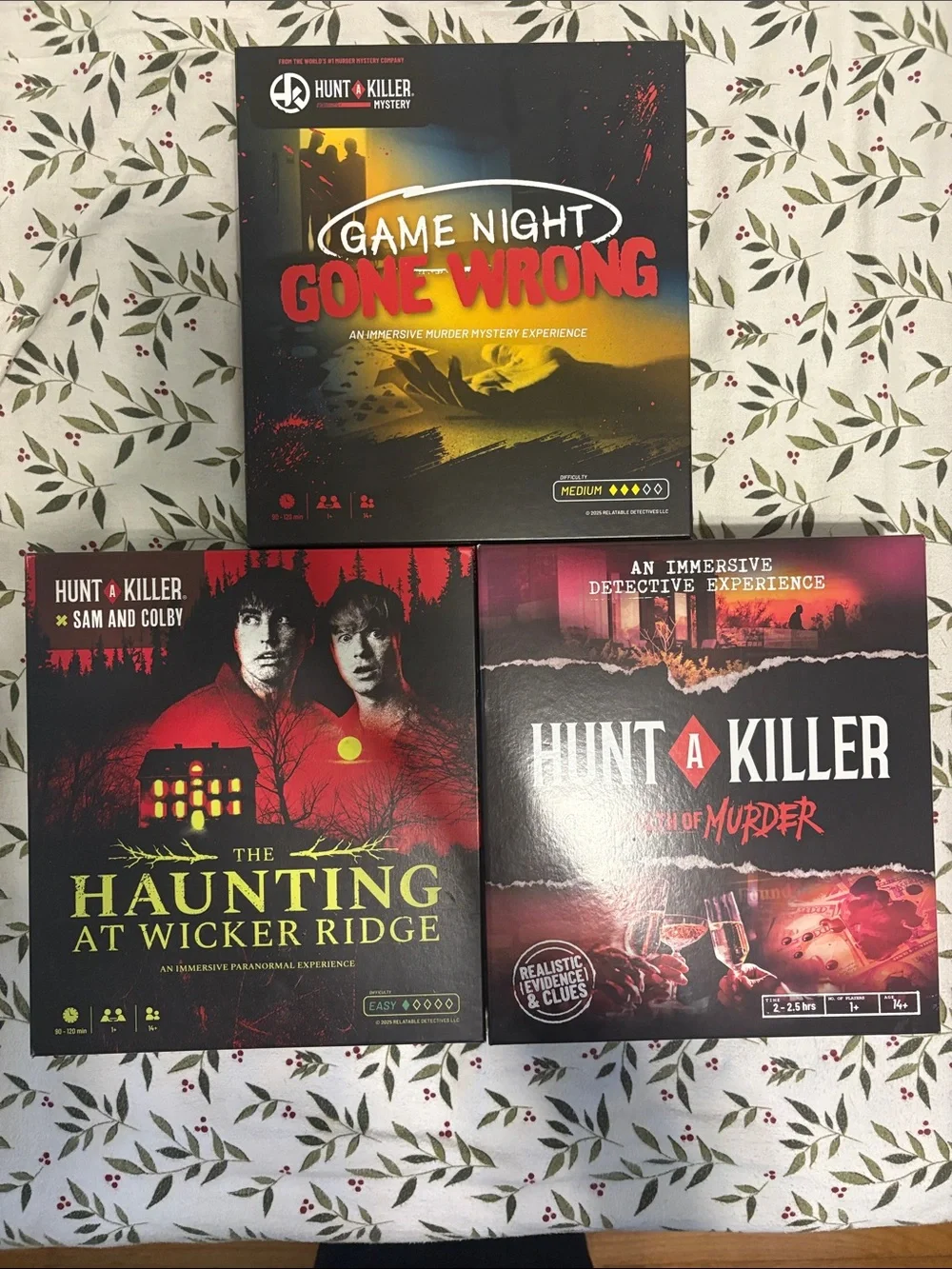 Three Hunt A Killer Games - Picture 1 of 1